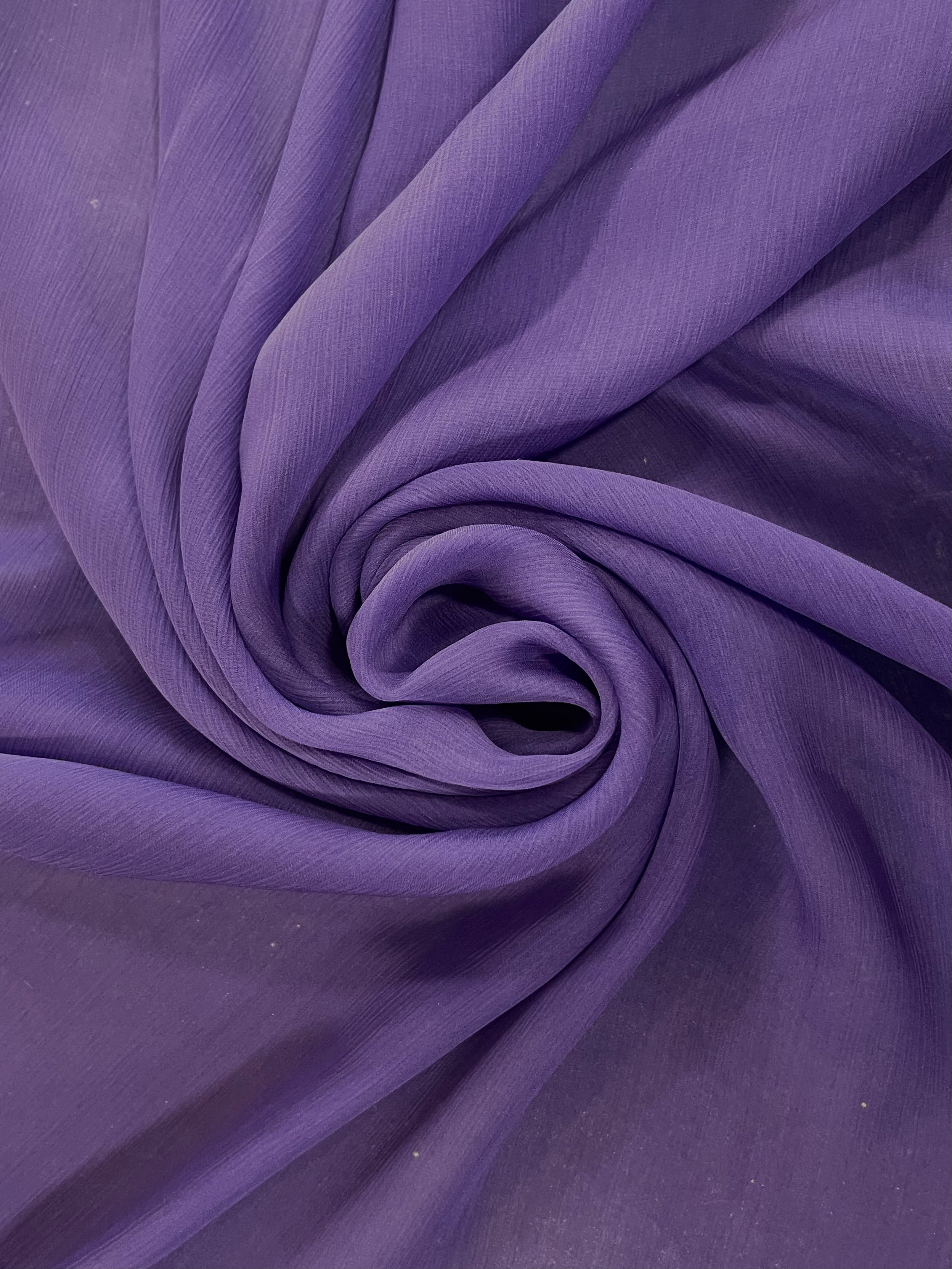 Chiffon De Seda Rosa Carmim Chiffon de Seda GJ Tecidos