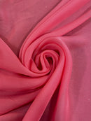 Chiffon de Seda Rosa - Vários tons