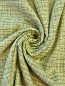Lã Tweed Lemon