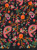 Crepe de Viscose Bordado