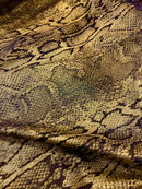 Jacquard Snake Print