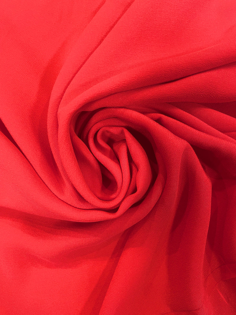 Crepe de Chine Vermelho - Vários Tons