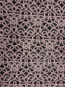 CORTE Renda Guipir Rosa (1,1m)