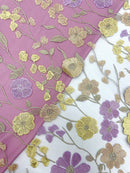 Renda Bordada Floral 3D II