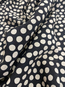 Crepe de Chine Estampado Poá