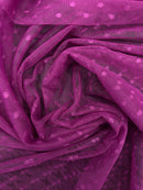 Tule Poá Flocado - Várias Cores