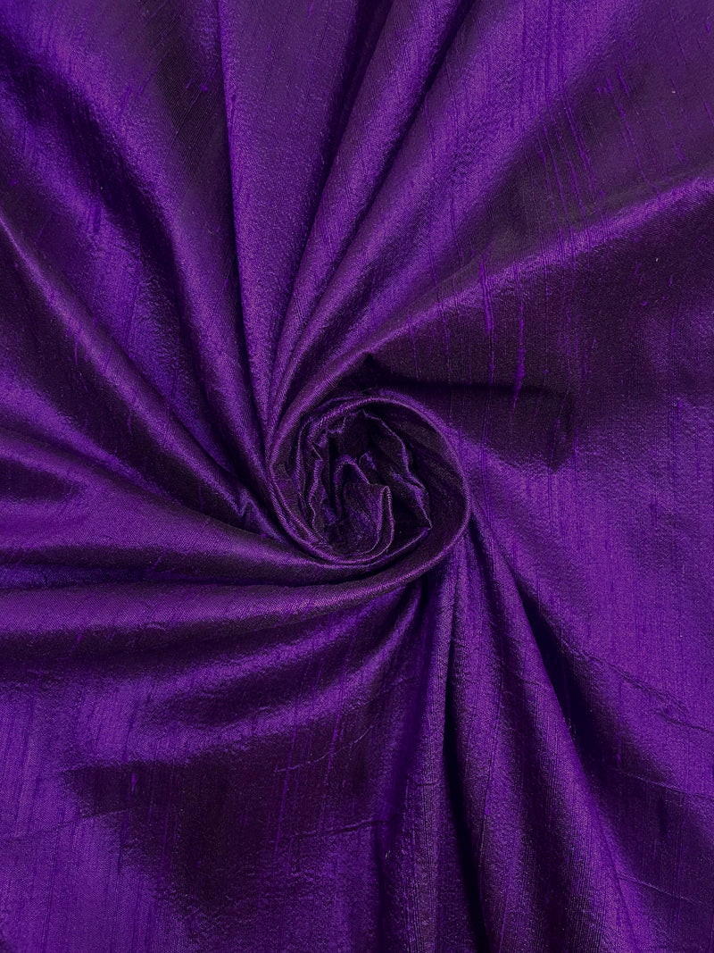 Shantung de Seda Roxo Changeant - Vários tons