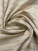 Linho Misto Estampado Listrado