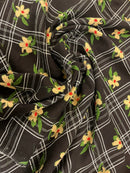 Linho Misto Estampado Solar