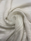 Musseline Devorê Listrada Seda Pura