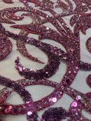 Tule Bordado HS 1612