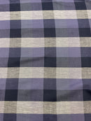 Linho Misto Estampado Xadrez