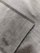 Shantung de Seda Cinza Changeant