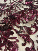 Tule Bordado HS 101-1