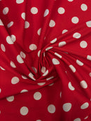 Algodão com Elastano Estampado Poá I