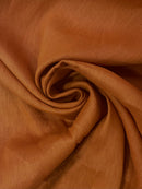 Linho Puro Laranja - Vários tons