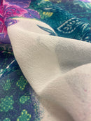 Georgete Estampado Seda Pura