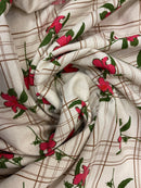 Linho Misto Estampado Caule