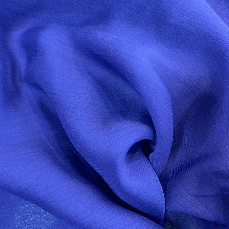 Chiffon De Seda Azul - Vários tons