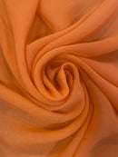 Chiffon de Seda Laranja - Vários tons