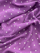 Crepe de Chine Estampado Poá