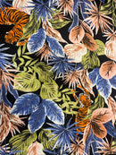 Linho Misto Estampado Selva