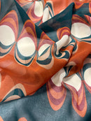 Crepe Estampado Toque de Seda