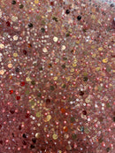 Tule Bordado Glamour Colorido