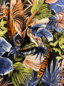 Linho Misto Estampado Selva