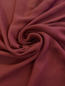 Georgete de Seda Vermelho - Vários tons