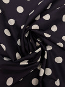 Algodão com Elastano Estampado Poá I