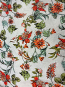 Linho Misto Estampado Jardim