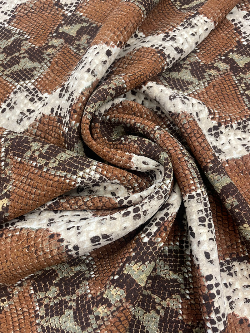 Crepe Georgete Estampado Snake