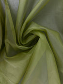 Organza de Seda Verde - Vários tons