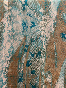 Georgete Estampado Seda Pura