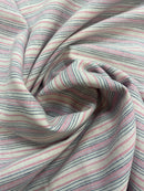 Linho Misto Estampado Listrado