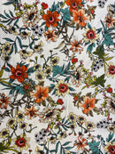 Linho Misto Estampado Flora