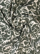 Crepe Georgete Estampado Grafia