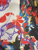 Georgete Estampado Seda Pura