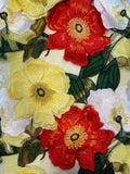 Renda Bordada Floral 3D