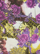 Georgete Estampado Seda Pura