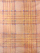 Cetim de Seda Tartan