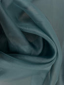 Gazar de Seda Verde - Vários tons