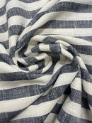 Linho Misto Estampado Listrado