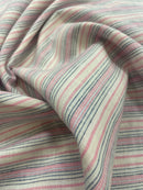 Linho Misto Estampado Listrado