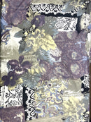 Georgete Estampado Seda Pura