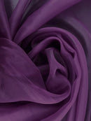 Organza de Seda Roxo - Vários tons