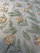 Tule Bordado GJ 2303