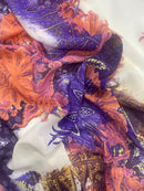 Georgete Estampado Seda Pura