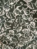 Crepe Georgete Estampado Grafia